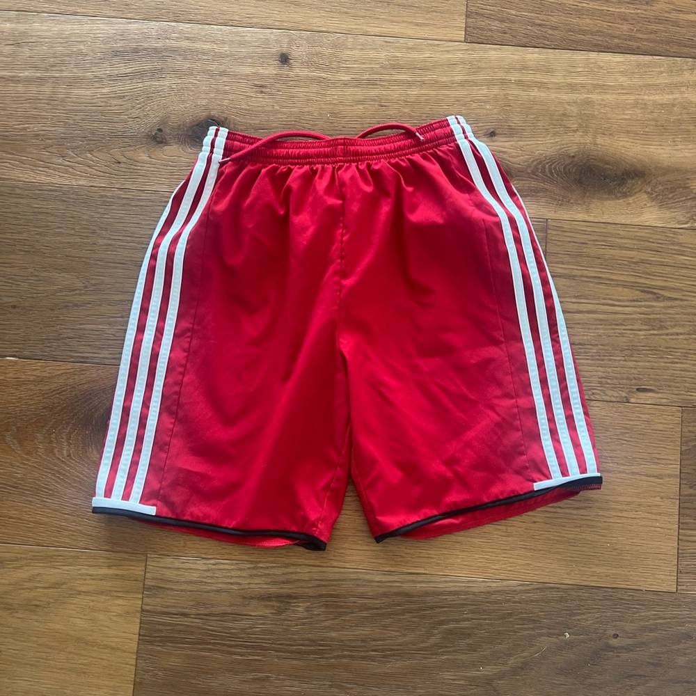 adidas boys Men's red Athletic Shorts